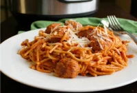 Instant Pot Magic: Creamy One-Pot Meatball Spaghetti
