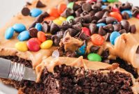 Triple Layer Peanut Butter Graham Brownies