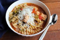 Rustic Slow Cooker Tomato Chicken Soup