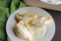 Velvety Chicken Enchilada Stuffed Shells