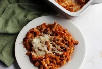 Lazy Pizza Pasta Bake