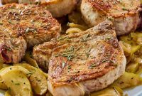 Caramelized Apple Pork Chops