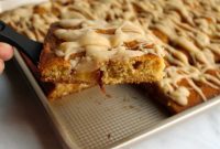 Summer Peach Sheet Cake