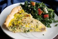 Rustic Sausage and Kale Quiche