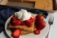 Effortless Banana Sheet Pan Pancakes