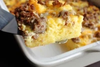 Savory Sausage Cornbread Morning Bake
