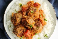 Porcupine Meatballs with Enigmatic Sauce