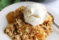 Sun-Kissed Peach Crumble