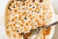Ultimate Sweet Potato Casserole with Pecan Marshmallow Topping