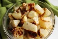 Parmesan Crusted Roasted Kohlrabi