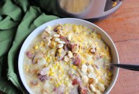 Smoky Sausage and Sweet Corn Slow Cooker Chowder