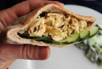 Mediterranean Magic Slow Cooker Chicken Pitas