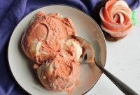 Pink Velvet Cheesecake Swirl Ice Cream
