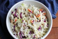 Luscious Condensed Milk Coleslaw