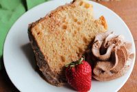 Coffee Kissed Angel Food Cake