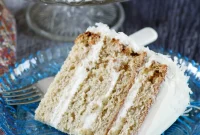 Southern Sunshine Banana Layer Cake with Cloud Frosting