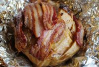 Beer Braised Cabbage Wrapped in Bacon
