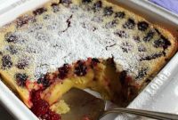Luscious Blackberry Clafoutis