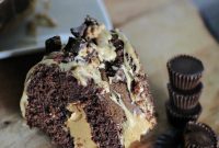 Chocolate Peanut Butter Infused Bundt Cake