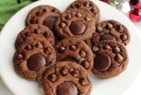 Fudgy Paw Print Double Chocolate Cookies