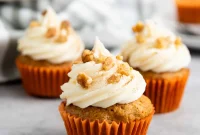 Rustic Carrot Cake Cupcakes