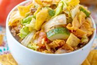 Crunchy Frito Salad Featuring Zesty Homemade Catalina