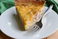 Rustic Ham, Potato, and Cheese Quiche