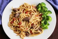 Cavanaugh’s Signature Beef & Noodles with Garden Tomatoes