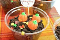 Whimsical Pumpkin Patch Dirt Cups and a Free Printable