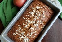 Golden Apple Oat Loaf with Whipped Honey Vanilla Butter
