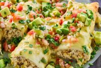Irresistible Creamy Chicken Enchiladas