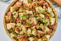 Warm Tangy Bacon Potato Salad
