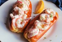 Nutty Brown Butter Shrimp Rolls