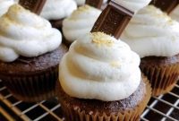 Toasted Marshmallow S’mores Cupcakes