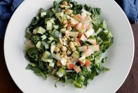 Crisp Bok Choy Apple Salad with Zesty Peanut Dressing