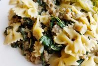 Velvety Italian Sausage and Chard Pasta