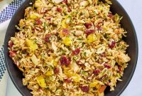 Bright Cranberry Orange Pilaf