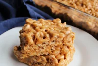 Quick Peanut Butter Cheerio Crunch Bars