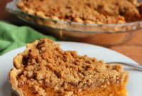 Spiced Carrot Pie with Crunchy Cinnamon Streusel