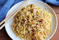 Quick Pork Chow Mein