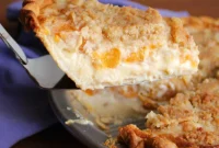 Golden Peach Custard Delight