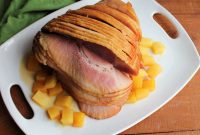 Golden Pineapple Glazed Slow Cooker Ham