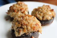 Savory Sausage Stuffed Mushrooms