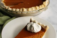 Maple Kissed Pumpkin Pie