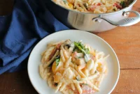 Mediterranean Chicken & Feta Pasta Bake