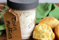 Easy Homemade Corn Muffin Mix Jar
