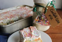 Rainbow Confetti Cake Jar