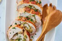 Tender Pork Loin with Spiced Apple Filling