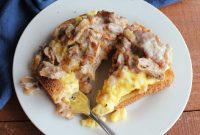 Forest Gold Chanterelles with Creamy Eggs and Toast