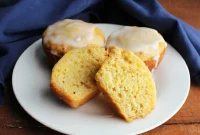 Golden Lemon Squash Muffins